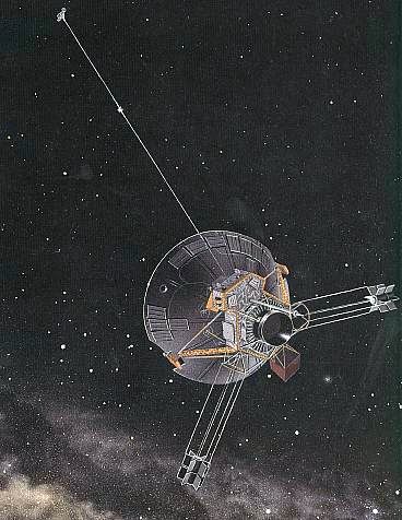 Artist conception of Pioneer 10