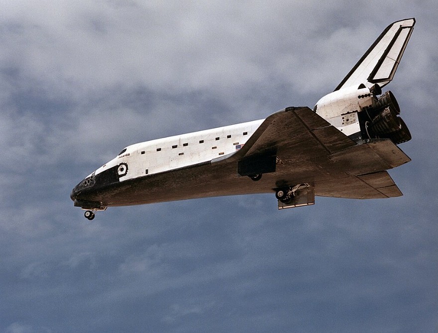 sts-30 wheels down