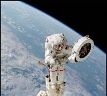 Chang-Diaz Spacewalking
